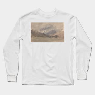 Capel Curig, Caernarvonshire, Wales by David Cox Long Sleeve T-Shirt